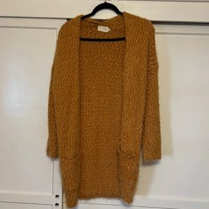 Soft yellow cardigan